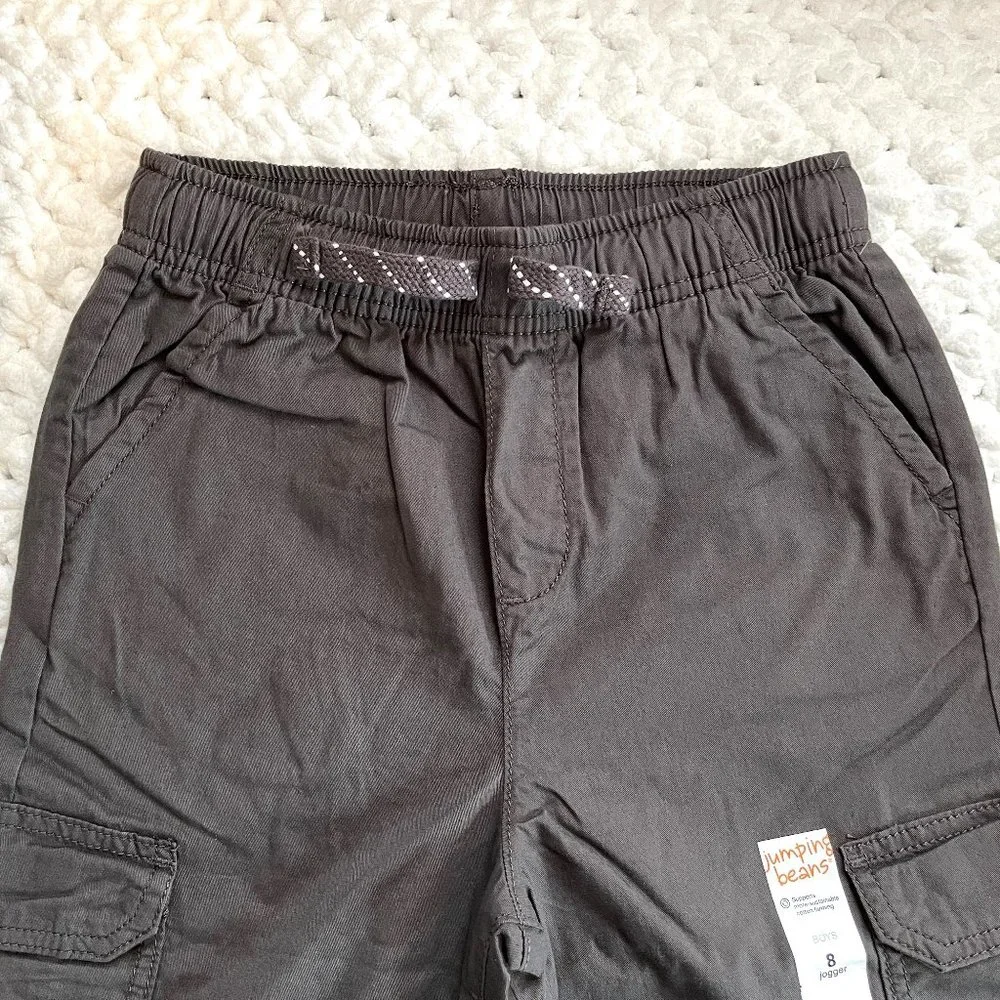 NWT Boys Jumping Beans Cargo Pants (Gray)